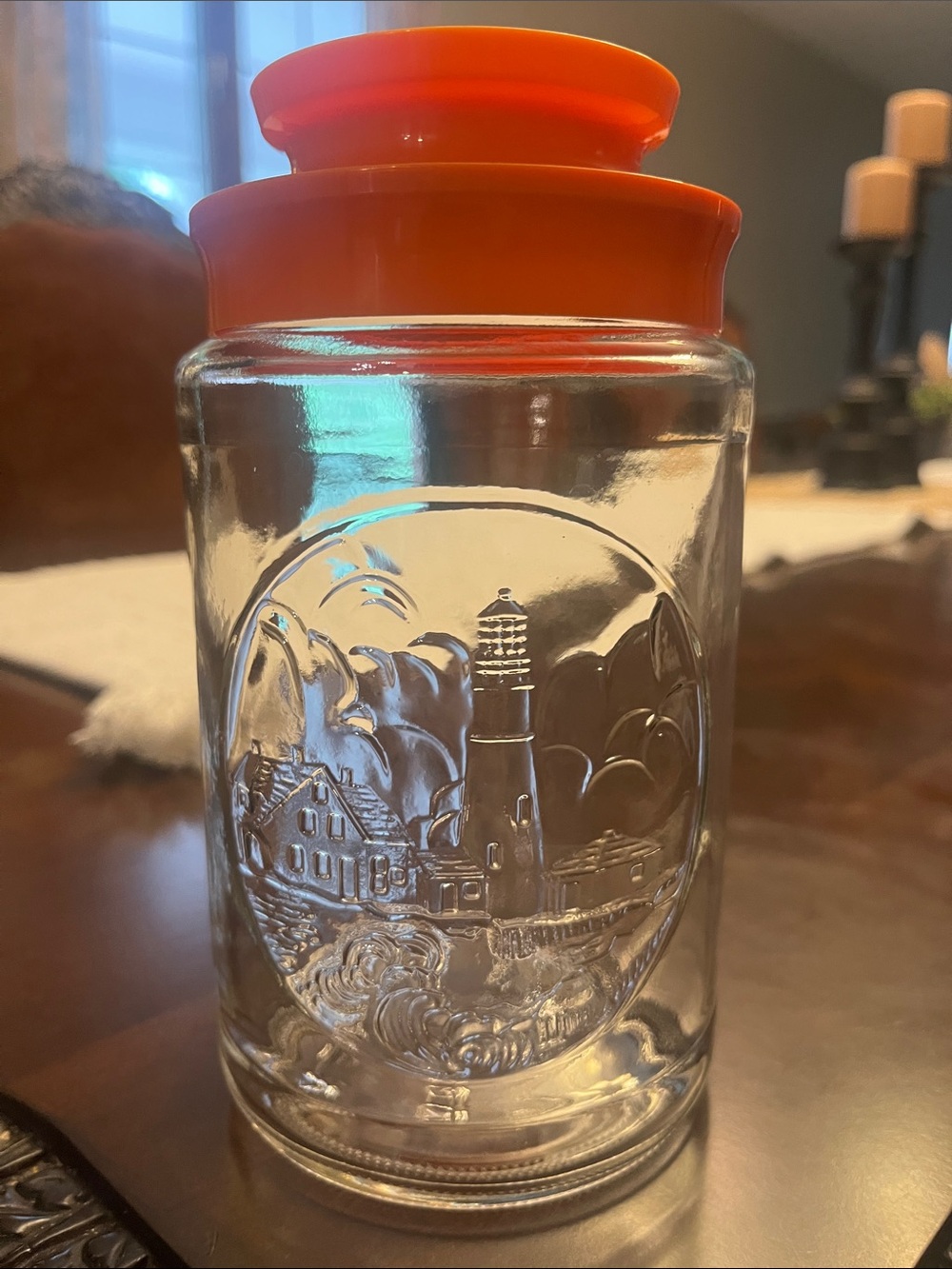 Vintage Tang Jar-Lighthouse